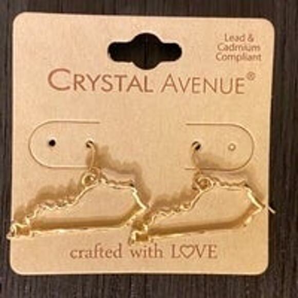 Kentucky Gold Drop Earrings - Picture 1 of 1